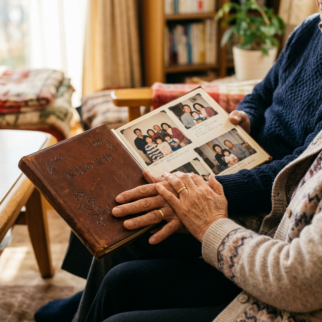 家族の思い出を大切に引き継ぐ相続のイメージ
